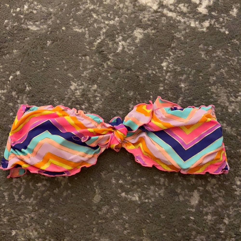 Multicolor bikini top